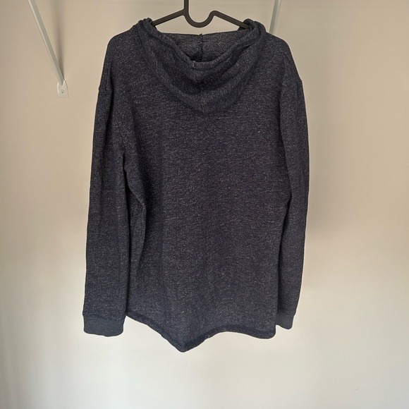 Hanes Navy Blue Zip-Up Hoodie - Picture 3 of 3